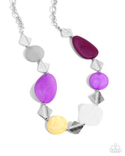 Load image into Gallery viewer, Reflective Redux - Purple Necklace Set