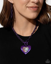 Load image into Gallery viewer, Modern Matchup - Purple  Necklace Set