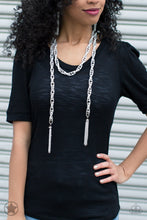 Load image into Gallery viewer, SCARFed for Attention - Silver Necklace Set