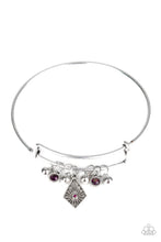 Load image into Gallery viewer, Treasure Charms - Purple Bracelet