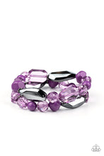 Load image into Gallery viewer, Rockin Rock Candy - Purple Bracelet