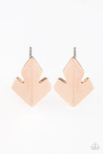Load image into Gallery viewer, Fire Drill - Rose Gold Earrings
