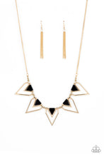 Load image into Gallery viewer, The Pack Leader - Gold Black Necklace Set