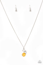 Load image into Gallery viewer, Stylishly Square - Yellow Necklace Set