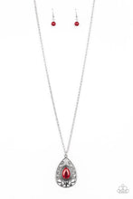 Load image into Gallery viewer, Modern Majesty - Red Necklace Set