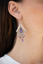 Load image into Gallery viewer, Southern Sunsets - Purple Earrings