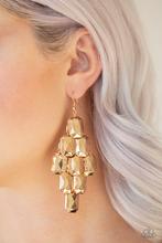 Load image into Gallery viewer, Contemporary Catwalk - Gold Earrings