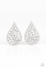 Load image into Gallery viewer, REIGN-Storm - White Earrings