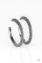 Load image into Gallery viewer, Dazzling Diamond-naire - Black Earrings
