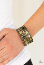 Load image into Gallery viewer, Where The WILDFLOWERS Are - Brass Bracelet