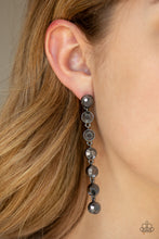 Load image into Gallery viewer, Dazzling Debonair - Black Earrings