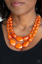 Load image into Gallery viewer, Beach Glam - Orange Necklace Set
