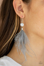 Load image into Gallery viewer, Feathered Flamboyance - Silver Earrings