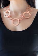 Load image into Gallery viewer, Ringed in Radiance - Copper Necklace Set