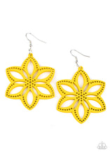 Load image into Gallery viewer, Bahama Blossoms - Yellow Earrings