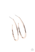 Load image into Gallery viewer, Totally Hooked - Rose Gold Earrings