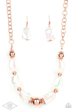 Load image into Gallery viewer, Iridescently Ice Queen - Copper Necklace Set