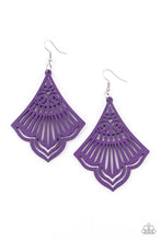 Load image into Gallery viewer, Eastern Escape - Purple Earrings