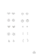 Load image into Gallery viewer, Silver Starlet Shimmer  5 Earrings Bundle