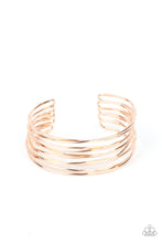 Load image into Gallery viewer, Nerves of Steel - Rose Gold Bracelet