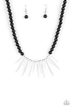 Load image into Gallery viewer, Icy Intimidation - Black Necklace Set
