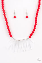 Load image into Gallery viewer, Icy Intimidation - Red Necklace Set