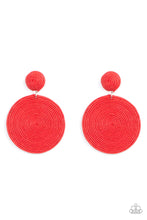 Load image into Gallery viewer, Circulate The Room - Red Earrings