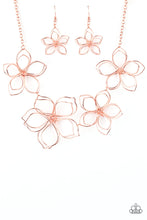 Load image into Gallery viewer, Flower Garden Fashionista - Copper Necklace Set