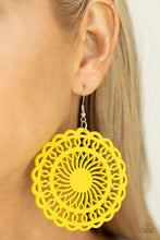 Load image into Gallery viewer, Island Sun - Yellow Earrings