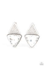 Load image into Gallery viewer, Risky Razzle - White Earrings