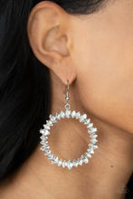 Load image into Gallery viewer, Glowing Reviews - White Earrings