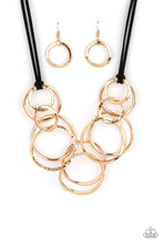 Load image into Gallery viewer, Spiraling Out of COUTURE - Gold Necklace Set