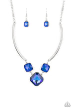 Load image into Gallery viewer, Divine IRIDESCENCE - Blue Necklace Set