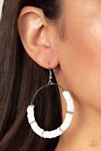 Load image into Gallery viewer, Loudly Layered - White Earrings