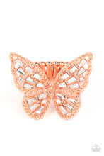 Load image into Gallery viewer, Bright-Eyed Butterfly - Copper Ring
