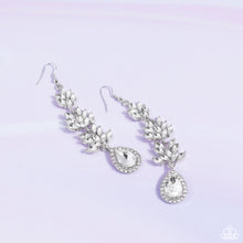 Load image into Gallery viewer, Water Lily Whimsy - White Earrings