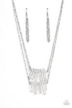 Load image into Gallery viewer, Crystal Catwalk - White Necklace Set