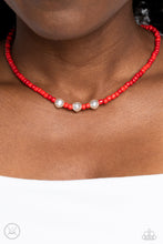 Load image into Gallery viewer, I Can SEED Clearly Now - Red Necklace Set