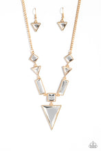 Load image into Gallery viewer, Fetchingly Fierce - Gold Necklace Set