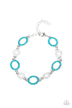 Load image into Gallery viewer, Bubbly Bedazzle - Blue Bracelet