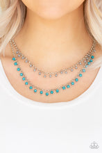 Load image into Gallery viewer, Dainty Distraction - Blue Necklace Set